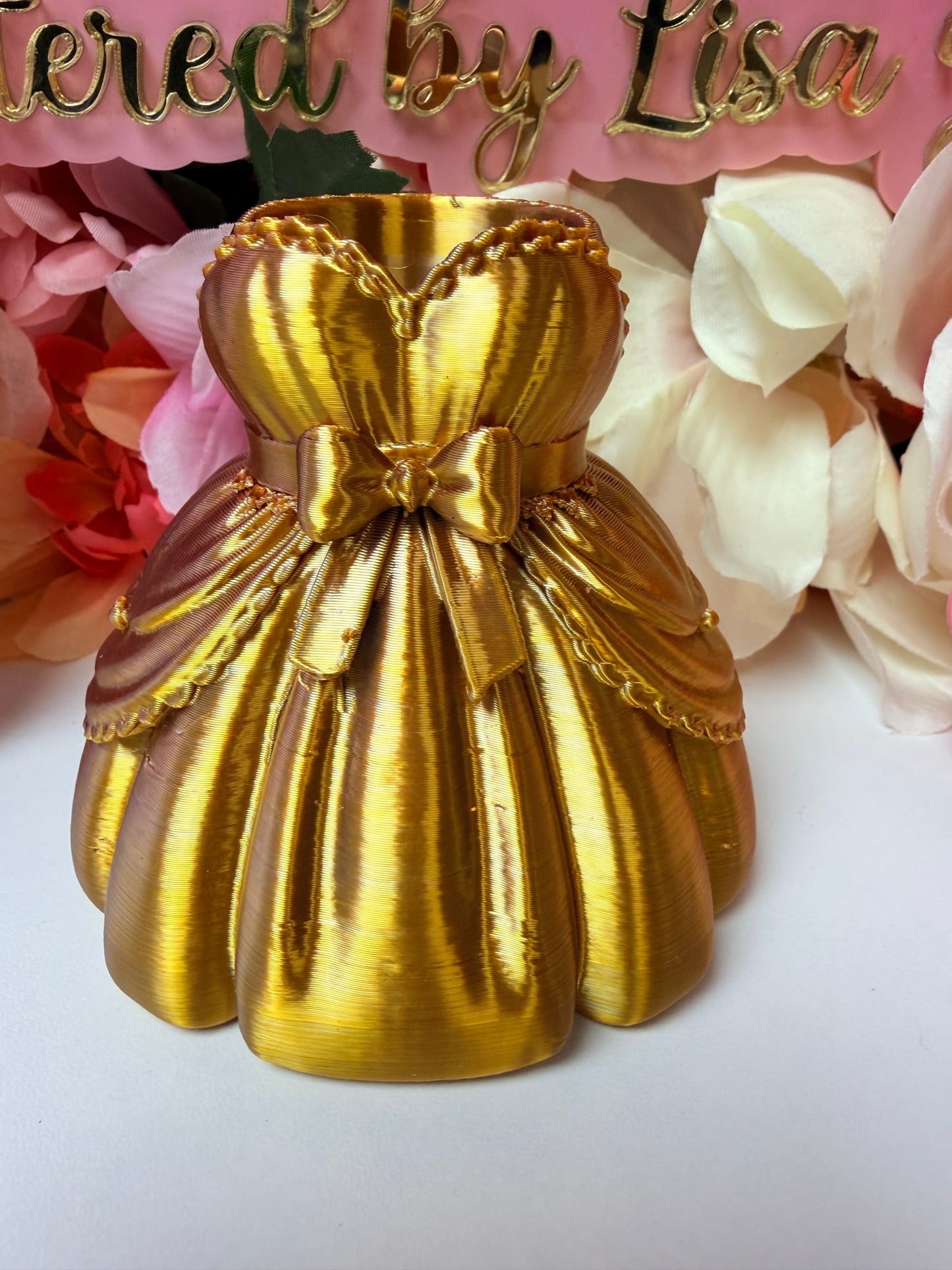 Wedding Dress Makeup Brush holder