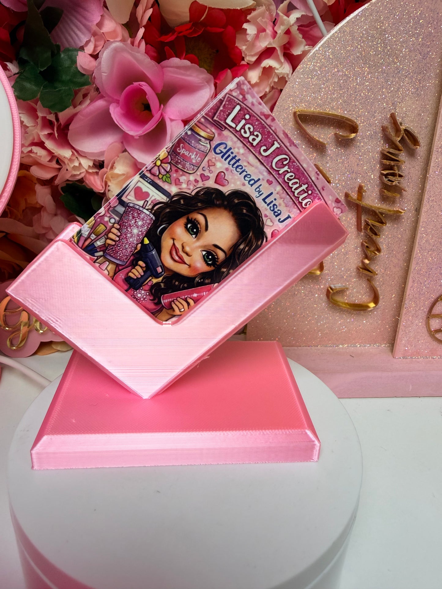 Custom Color Business Card holder and Pen Stand