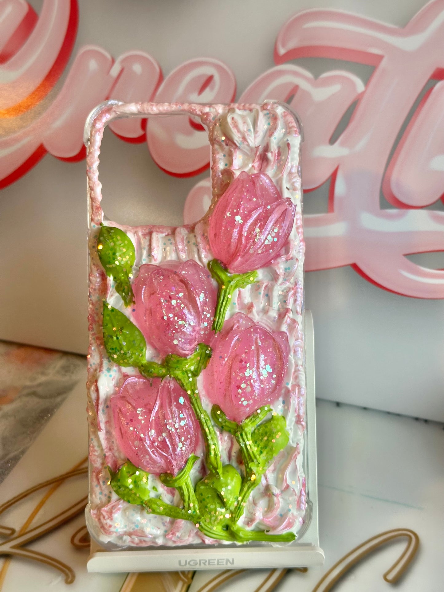 Tulip Decoden Phone Case