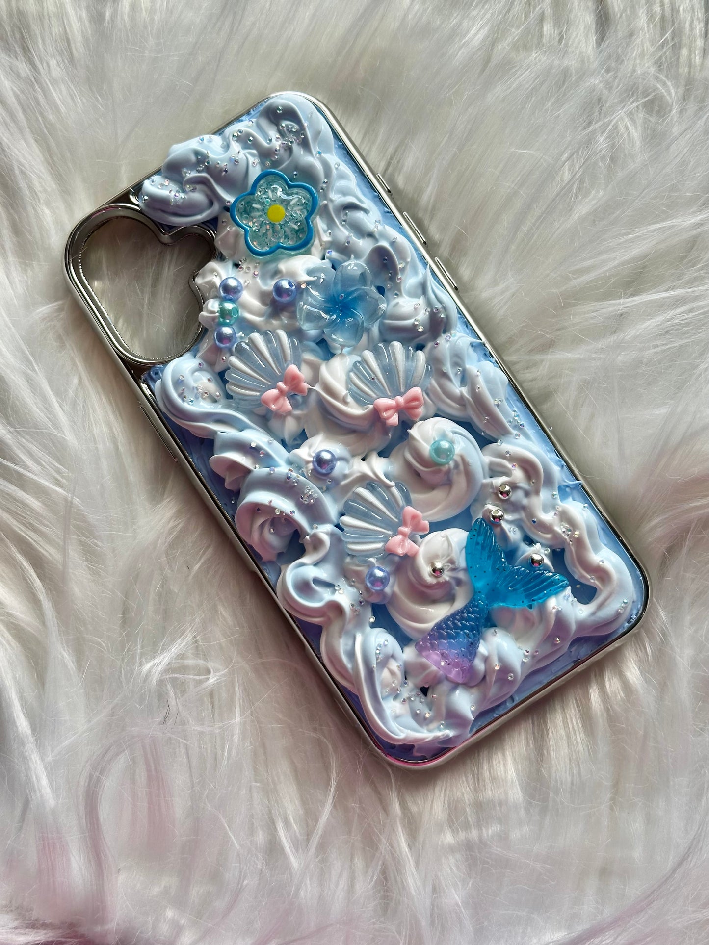 Blue Mermaid Decoden Case