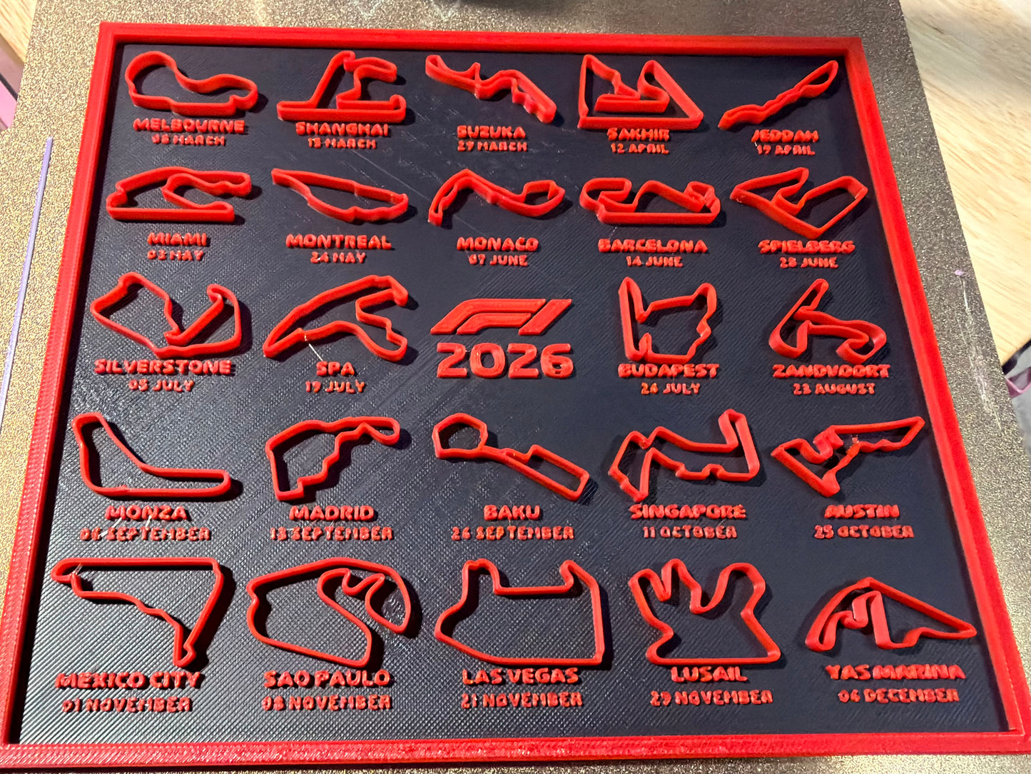 2026 F1 Calendar
