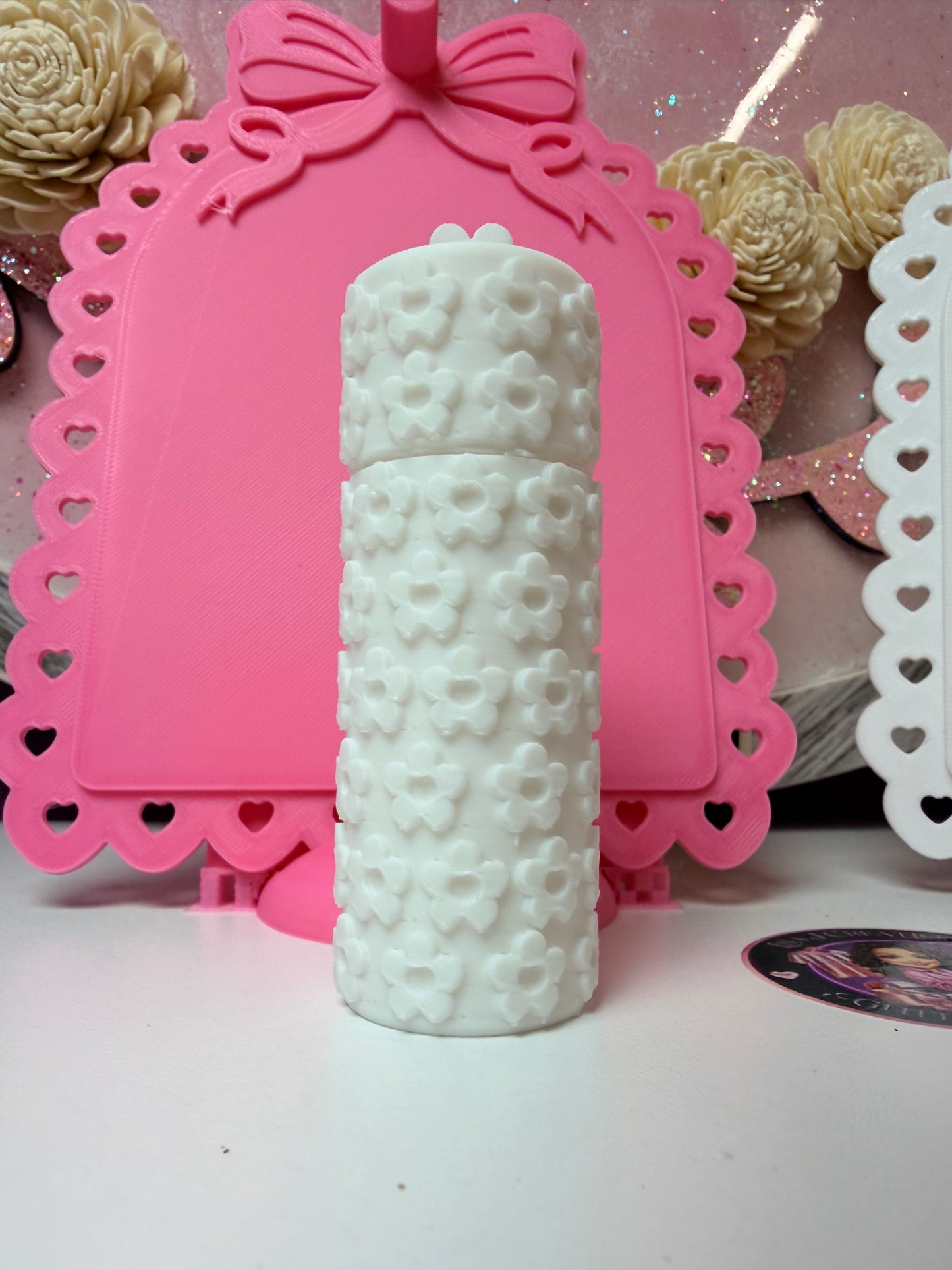 3D printed lipstick keychain