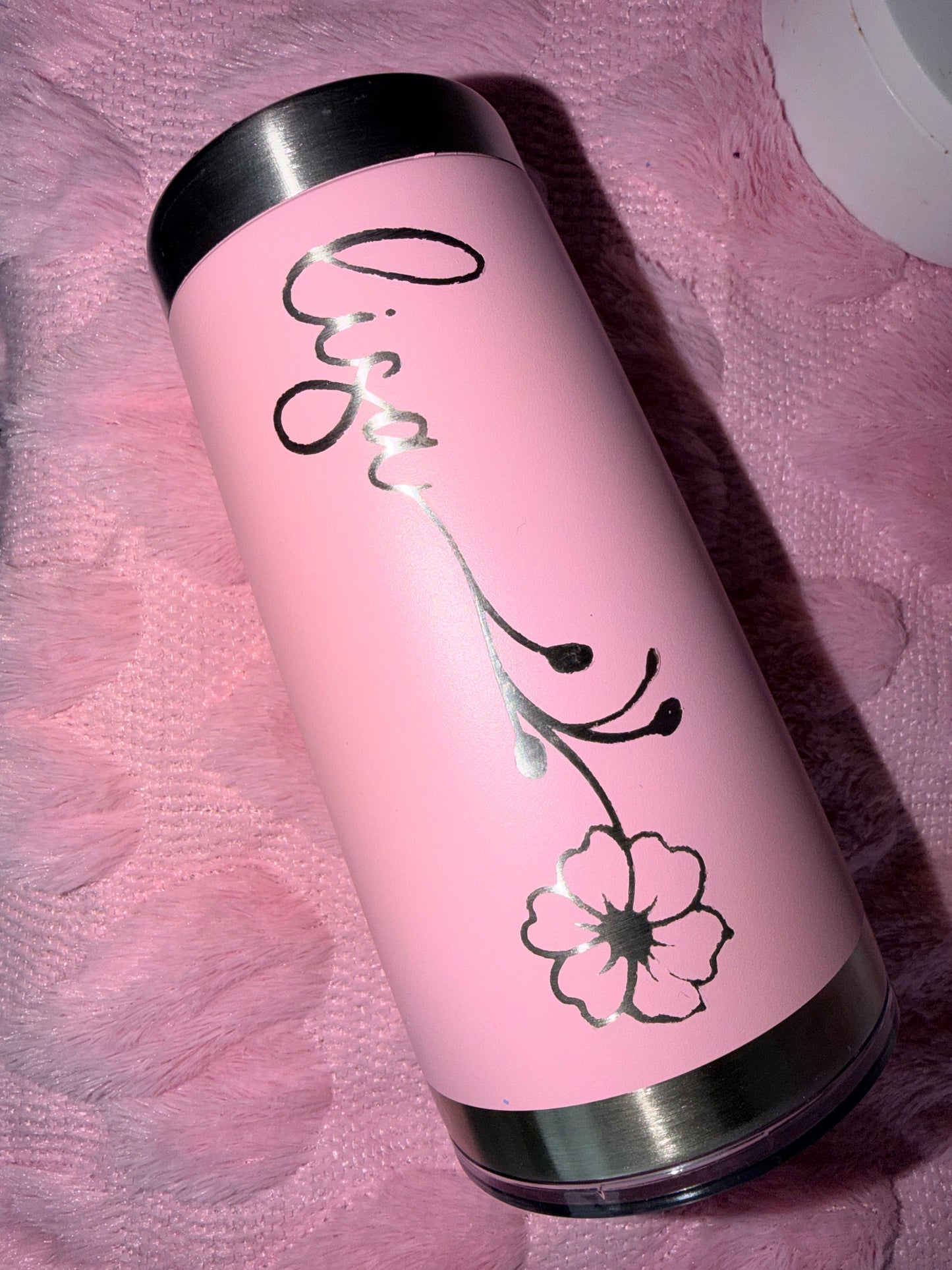 Laser engraved tumblers