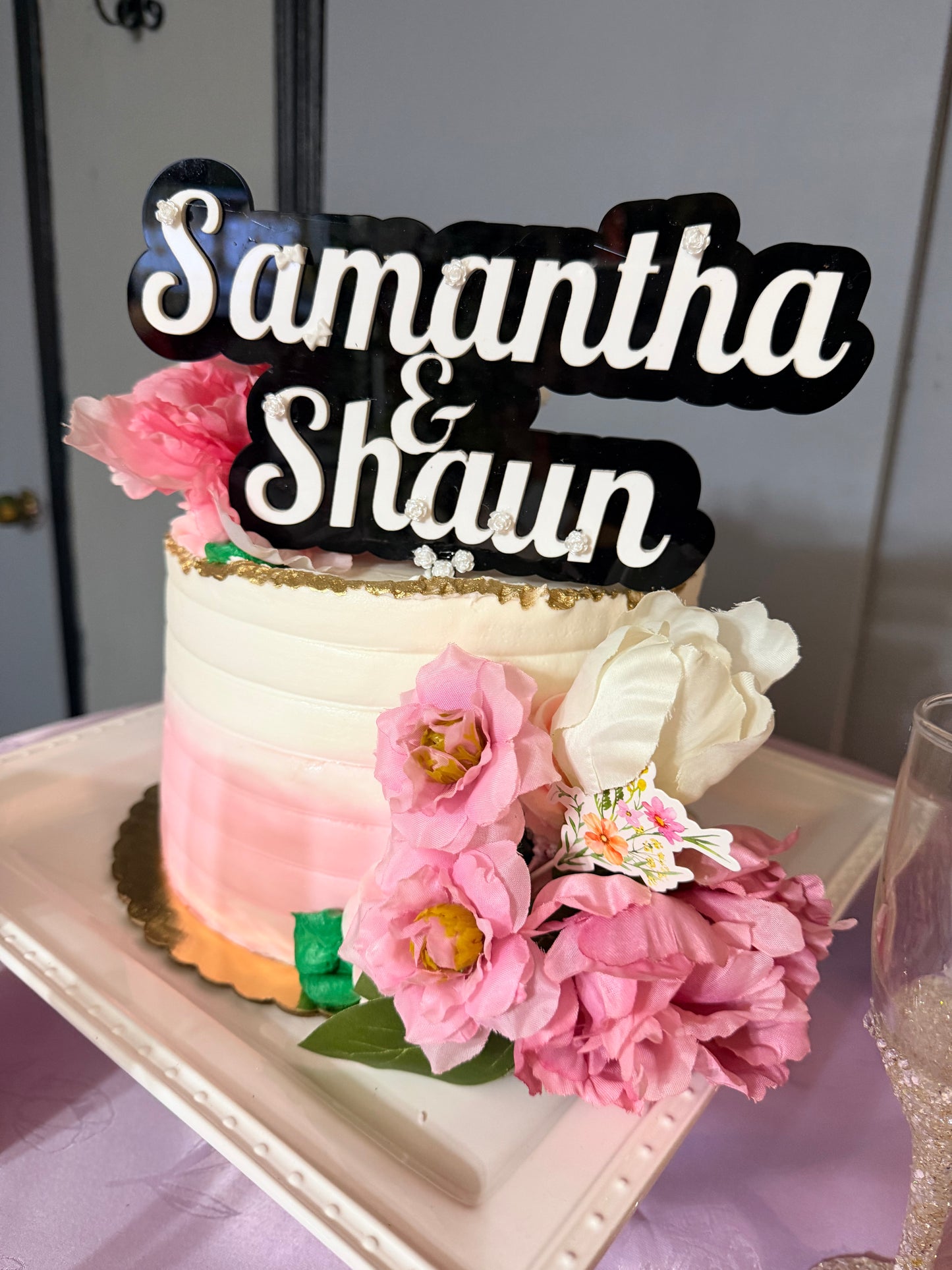 Custom Acrylic Cake top