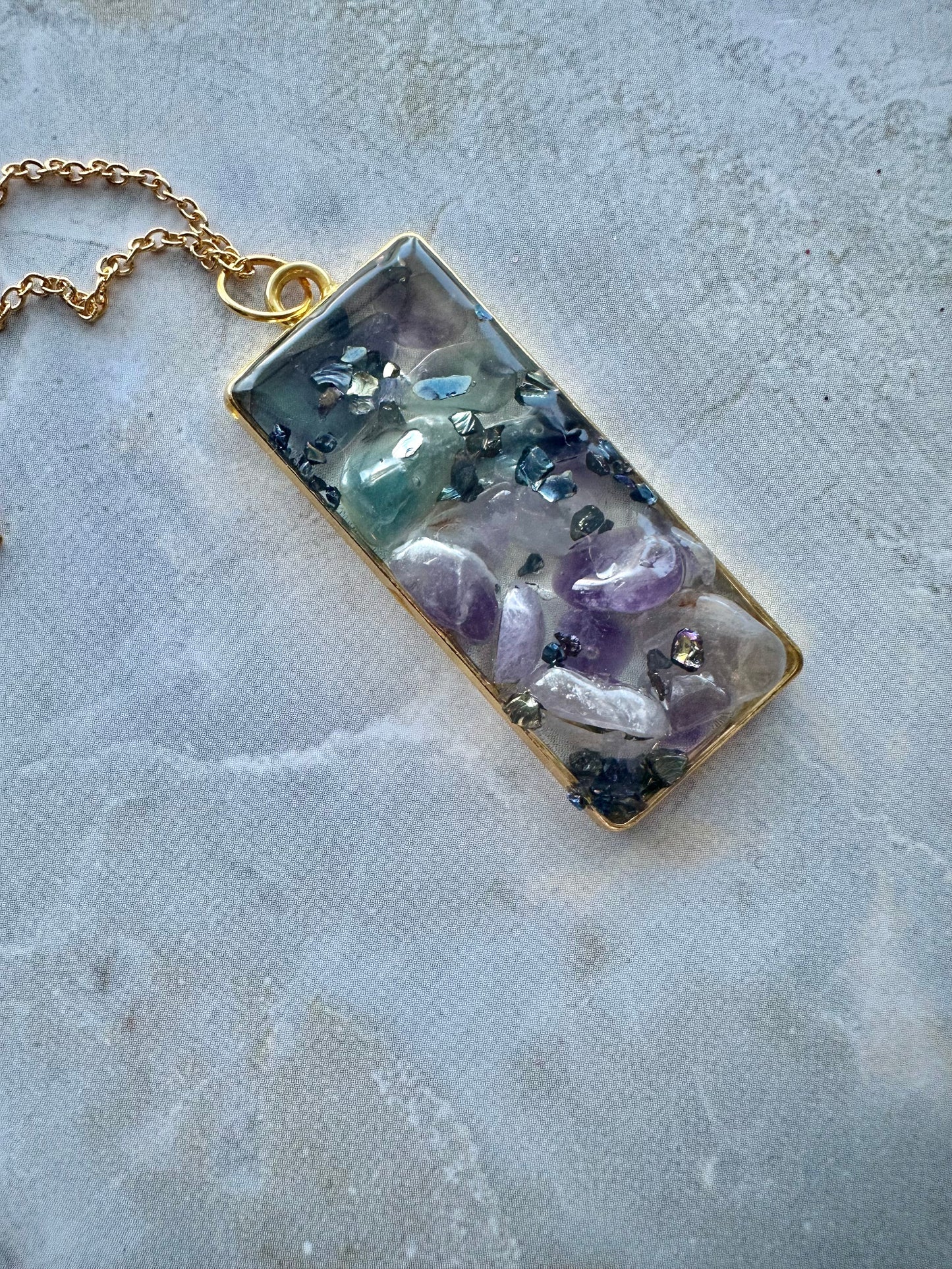 Stone designed necklace