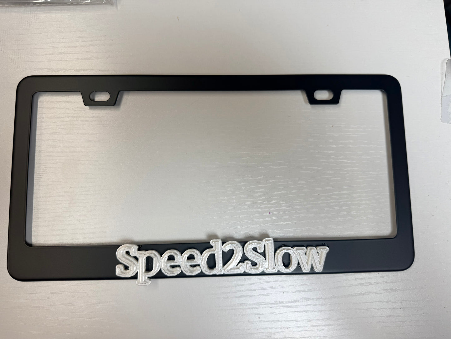 Personalized License Plate set (2 pieces)