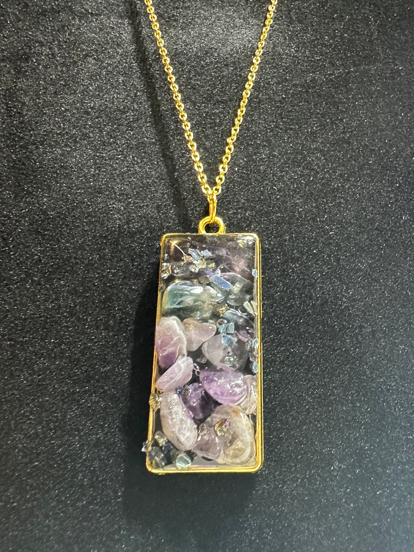 Stone designed necklace