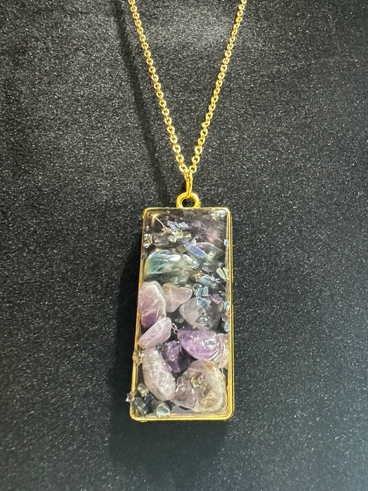 Stone designed necklace