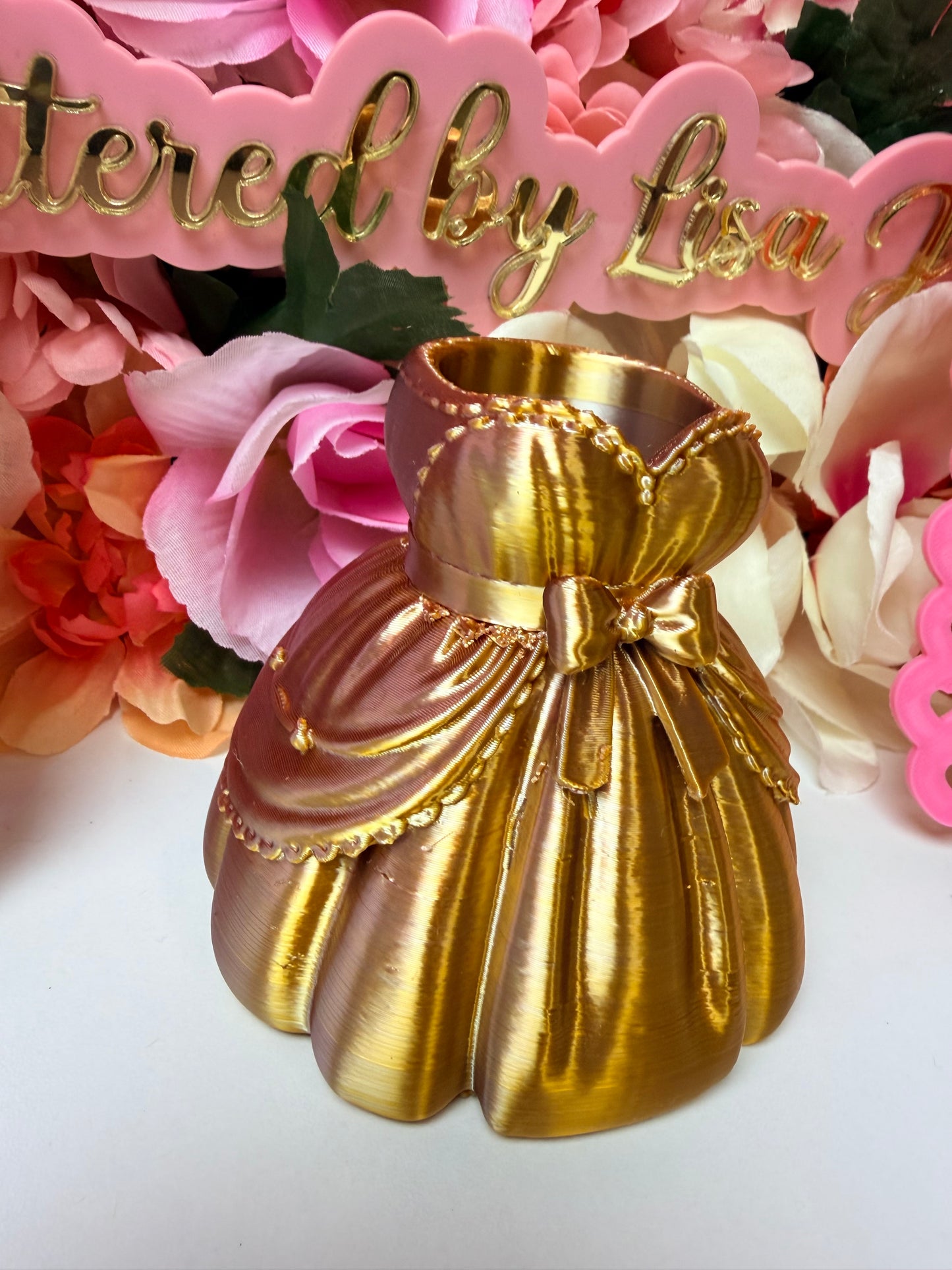 Wedding Dress Makeup Brush holder