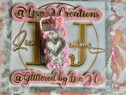 Heart Decoden phone Case