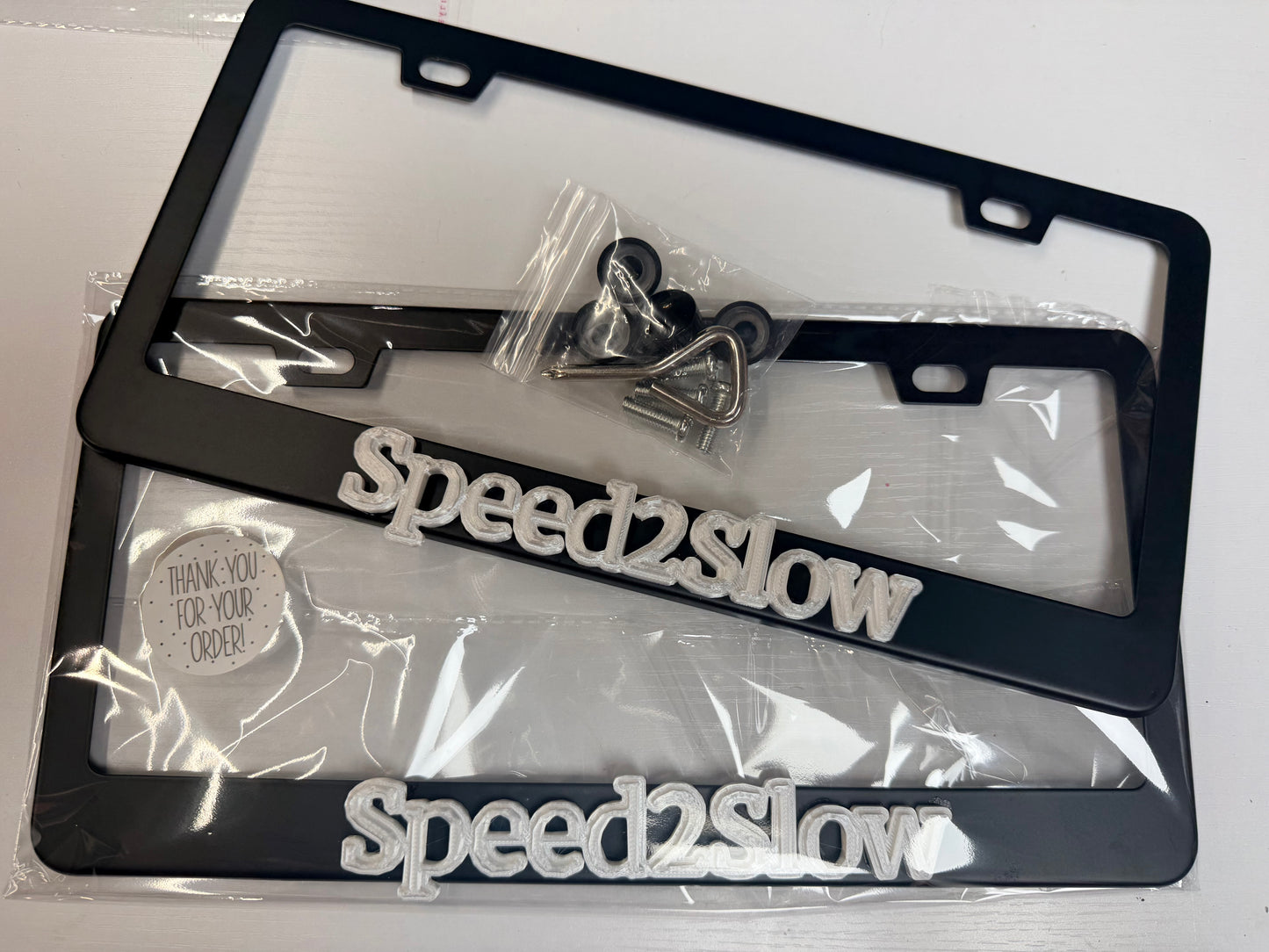 Personalized License Plate set (2 pieces)