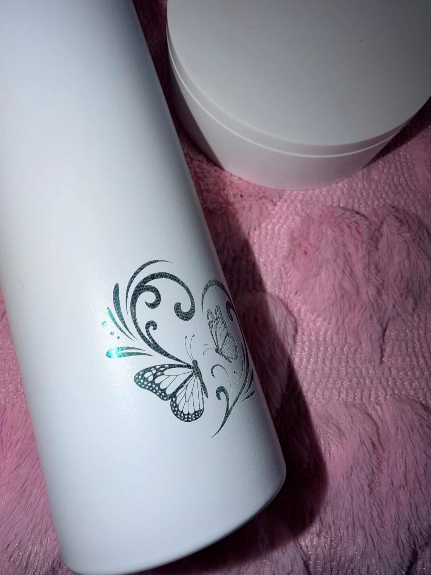 Laser engraved tumblers