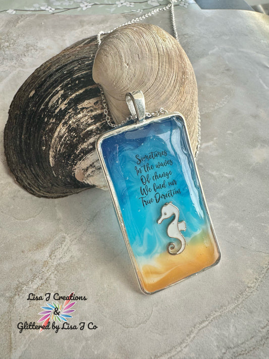 Beach themed necklace