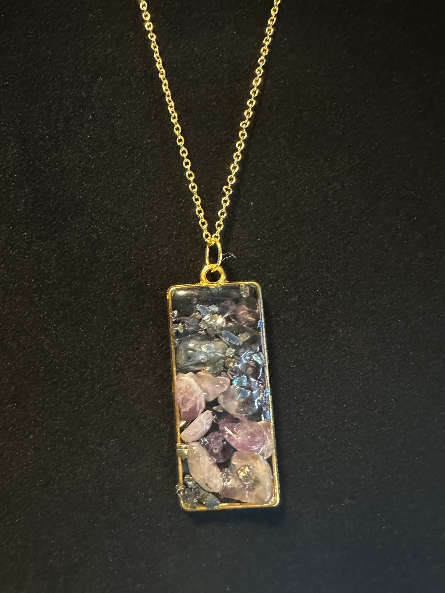 Stone designed necklace