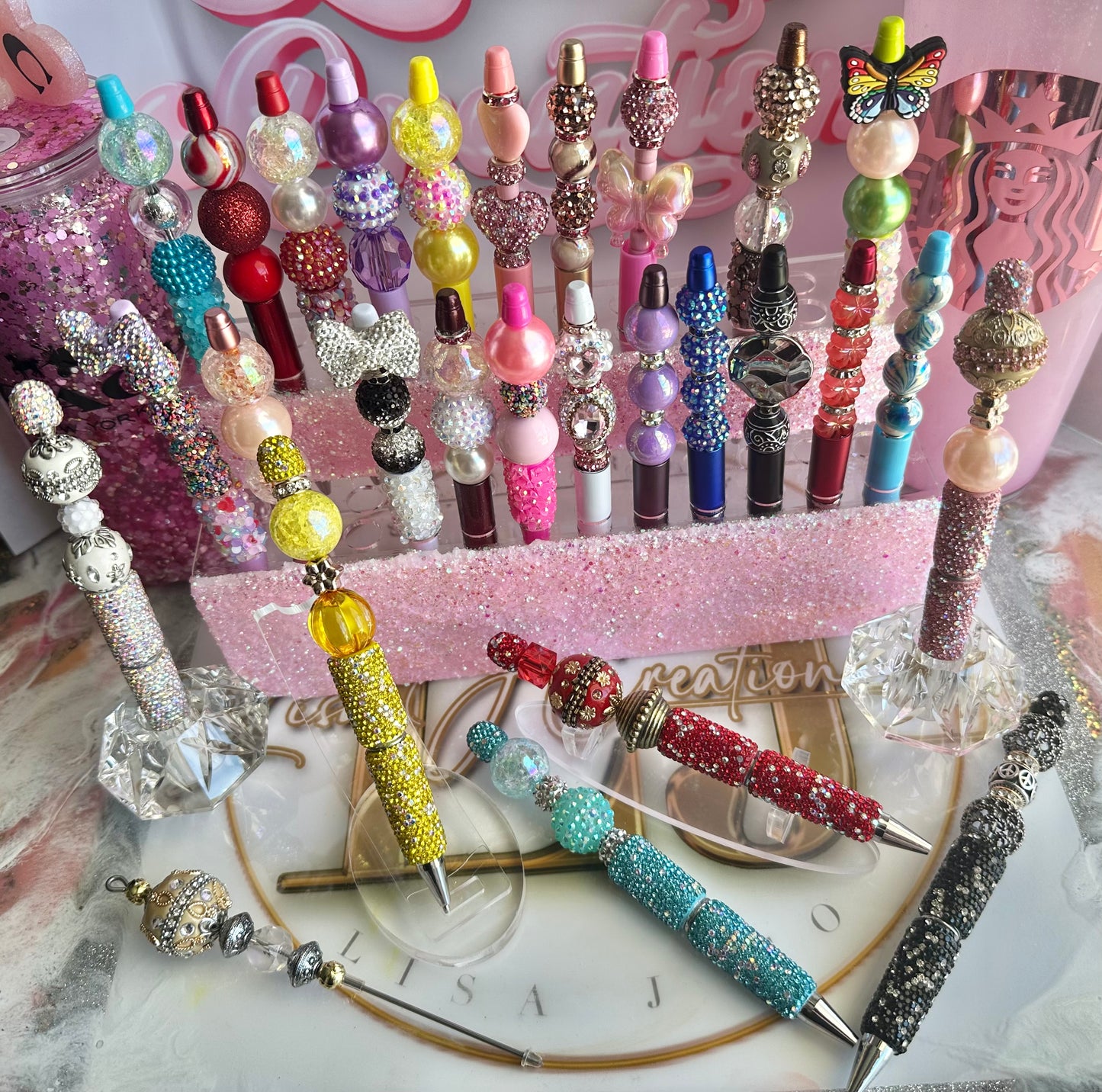 Fancy Bead Pens